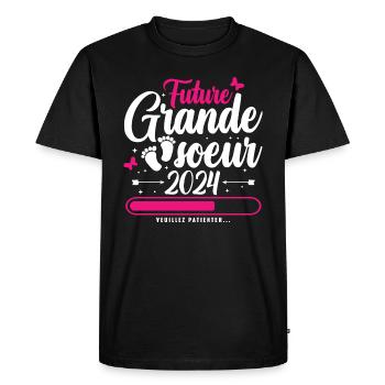 Future Grande Soeur 2024 - T-shirt Premium bio Homme - noir - Devant - Nico (187cm)
