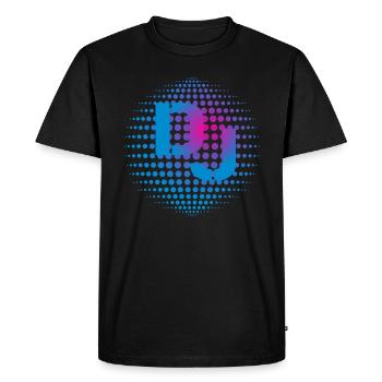 DJ Disco Ball Heartbeat - T-shirt Premium bio Homme - noir - Devant - Nico (187cm)