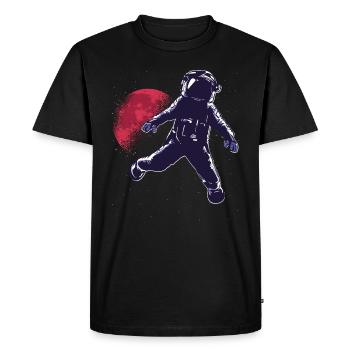 Mars Mission - Space Adventure - The Mars - Rocket - Men's Premium Organic T-Shirt - black - Front - Nico (187cm)