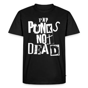Pop Punks Not Dead - Vintage Grunge - Pop Punk Is - T-shirt Premium bio Homme - noir - Devant - Nico (187cm)