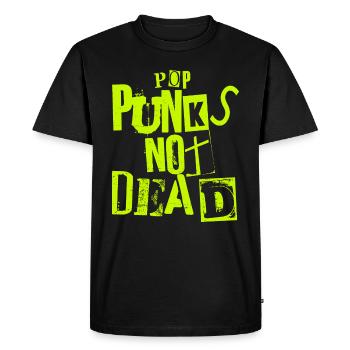 Pop Punks Not Dead - Vintage Grunge - Pop Punk Is - T-shirt Premium bio Homme - noir - Devant - Nico (187cm)