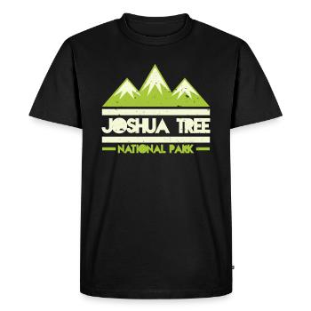 Joshua Tree National Park Retro Vintage - T-shirt Premium bio Homme - noir - Devant - Nico (187cm)