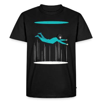 Indoor Skydiving - Wind Tunnel - T-shirt Premium bio Homme - noir - Devant - Nico (187cm)