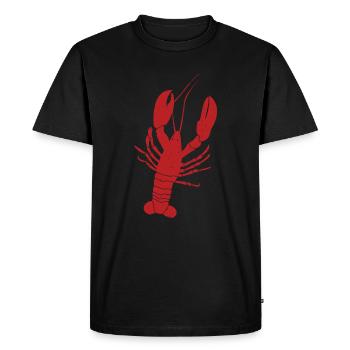 Lobster Vintage - T-shirt Premium bio Homme - noir - Devant - Nico (187cm)