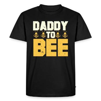 Mens Daddy To Bee Nouveau papa Gifts Best Papa - T-shirt Premium bio Homme - noir - Devant - Nico (187cm)