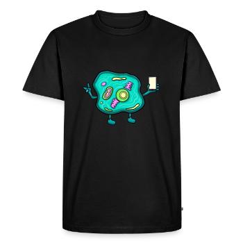 T-shirt de professeur de science drôle T-shirt de professeur de science drôle - T-shirt Premium bio Homme - noir - Devant - Nico (187cm)