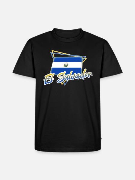 El Salvador - Men's Premium Organic T-Shirt - black