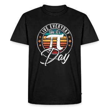 Sweet Pi Day 3.14 - Pi Day - Cadeau Happy Pi Day - T-shirt Premium bio Homme - noir - Devant - Nico (187cm)