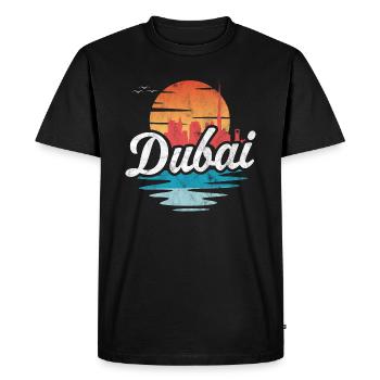 Dubai - Men's Premium Organic T-Shirt - black - Front - Nico (187cm)