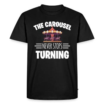 Motif de cirque pour les fans de Krimes et de clowns - T-shirt Premium bio Homme - noir - Devant - Nico (187cm)
