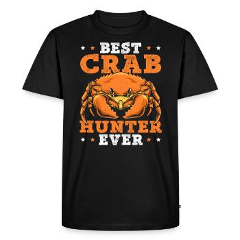 Meilleur chasseur de crubs de tous les temps Amateur de crabe Crabe crabier crabe - T-shirt Premium bio Homme - noir - Devant - Nico (187cm)
