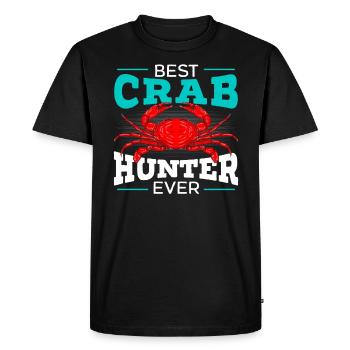 Meilleur chasseur de crubs de tous les temps Amateur de crabe Crabe crabier crabe - T-shirt Premium bio Homme - noir - Devant - Nico (187cm)