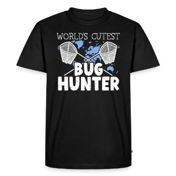 La coccinelle chasseuse d’insectes la plus mignonne au monde - T-shirt Premium bio Homme - noir - Devant - Nico (187cm)
