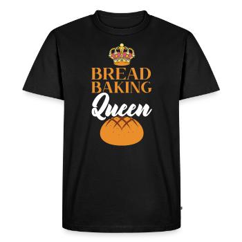 Bread Making Queen Baking Baker Bake Bakery Bread - Men's Premium Organic T-Shirt - black - Front - Nico (187cm)