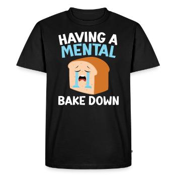 Avoir un mental cuire le pain amateur boulanger boulanger - T-shirt Premium bio Homme - noir - Devant - Nico (187cm)