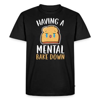 Avoir un mental cuire le pain amateur boulanger boulanger - T-shirt Premium bio Homme - noir - Devant - Nico (187cm)