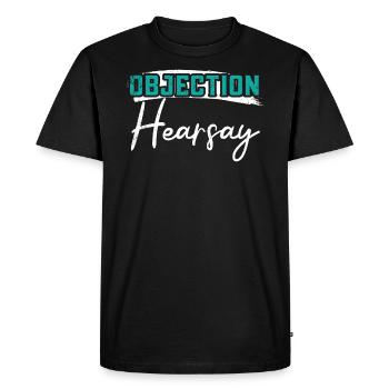 Objection Ouï-dire Avocat Avocat Justice Lawesome - T-shirt Premium bio Homme - noir - Devant - Nico (187cm)