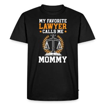 Mon avocat préféré m’appelle maman meilleure maman de tous les temps - T-shirt Premium bio Homme - noir - Devant - Nico (187cm)
