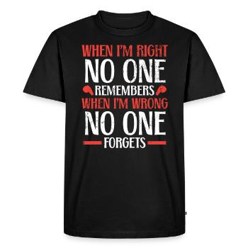 Proud Referee Game Official Sportsmanship Whistle - Men's Premium Organic T-Shirt - black - Front - Nico (187cm)