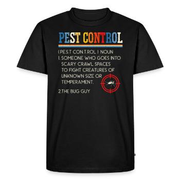 Exterminator Animal Control Pest Control - Men's Premium Organic T-Shirt - black - Front - Nico (187cm)