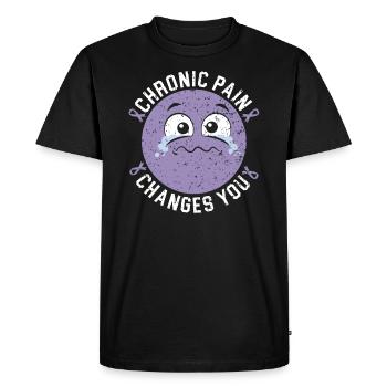 La douleur chronique change vous Lupus Conscience Lupus - T-shirt Premium bio Homme - noir - Devant - Nico (187cm)