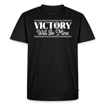 La victoire sera ma sensibilisation au cancer carcinoïde - T-shirt Premium bio Homme - noir - Devant - Nico (187cm)