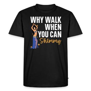 La danse du ventre est le meilleur antidépresseur Shimmy - T-shirt Premium bio Homme - noir - Devant - Nico (187cm)