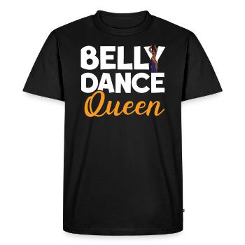 Danse du ventre Reine Danse du ventre Danse du ventre Danseuse du ventre - T-shirt Premium bio Homme - noir - Devant - Nico (187cm)
