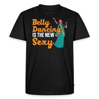 La danse du ventre est la nouvelle danseuse du ventre sexy - T-shirt Premium bio Homme - noir - Devant - Nico (187cm)