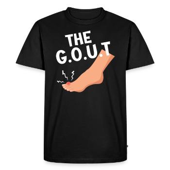 Gout Warrior Podagra Gout Awareness Arthritis - Men's Premium Organic T-Shirt - black - Front - Nico (187cm)