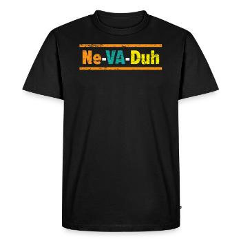 Ne-Va-Duh Nevada États-Unis Amérique Névadians Nevadans - T-shirt Premium bio Homme - noir - Devant - Nico (187cm)