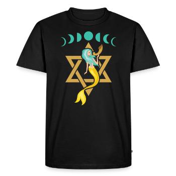 Juifs Rosh Hashanah Fête Juive Nouvel An - T-shirt Premium bio Homme - noir - Devant - Nico (187cm)