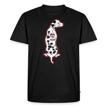 Spot Squad Propriétaire dalmate Amoureux des chiens Fête des mères - T-shirt Premium bio Homme - noir - Devant - Nico (187cm)