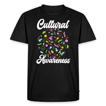 Cultural Awareness Science Mikrobiologie-Wissenschaftler - Männer Premium Bio T-Shirt - Schwarz - Vorne - Nico (187cm)