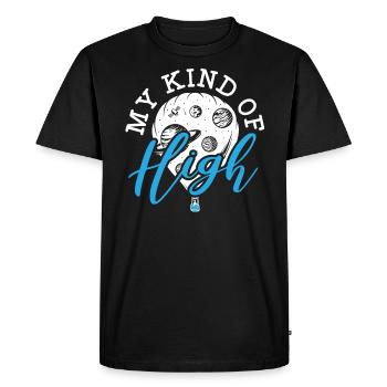 Mon genre de montgolfière en montgolfière - T-shirt Premium bio Homme - noir - Devant - Nico (187cm)