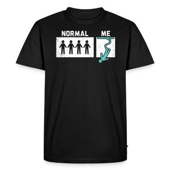 Bungee Jumping Thrill Seeker Bungee Jumper - Men's Premium Organic T-Shirt - black - Front - Nico (187cm)