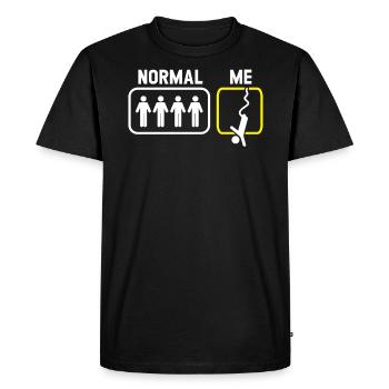 Bungee Jumping Thrill Seeker Bungee Jumper - Men's Premium Organic T-Shirt - black - Front - Nico (187cm)