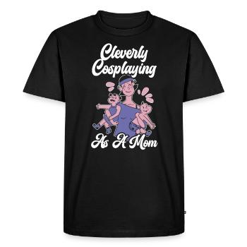 Cleverly Cosplaying As A Mom Cosplayer Cosplay - Men's Premium Organic T-Shirt - black - Front - Nico (187cm)