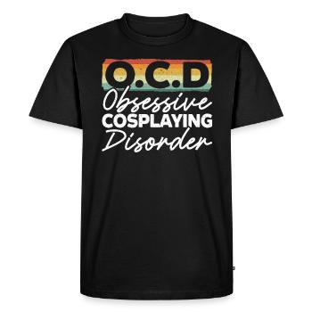 Trouble obsessionnel du cosplay Cosplay Cosplay - T-shirt Premium bio Homme - noir - Devant - Nico (187cm)