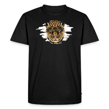 Zookeeping Wildlife Animal Zookeeper Cheetah - Men's Premium Organic T-Shirt - black - Front - Nico (187cm)