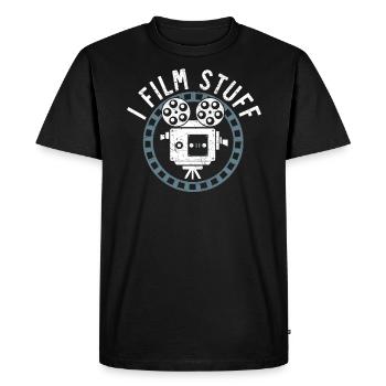 I Film Stuff Filmmaking Cinema Movie Filmmaker - T-shirt Premium bio Homme - noir - Devant - Nico (187cm)