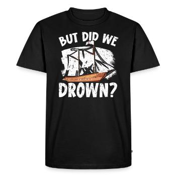 Mais avons-nous noyé le capitaine de navire Marin Marin - T-shirt Premium bio Homme - noir - Devant - Nico (187cm)