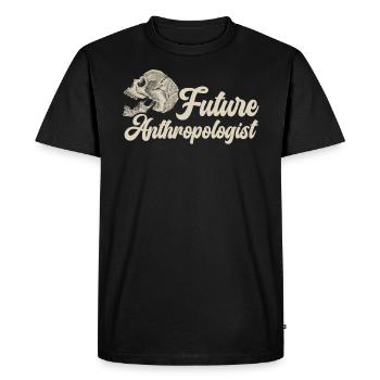 Futur anthropologue Anthropologie préhistorique - T-shirt Premium bio Homme - noir - Devant - Nico (187cm)