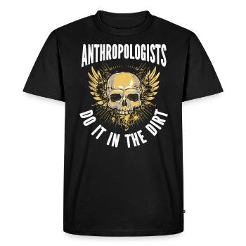 Anthropologue Do It In The Dirt Anthropologie - T-shirt Premium bio Homme - noir - Devant - Nico (187cm)