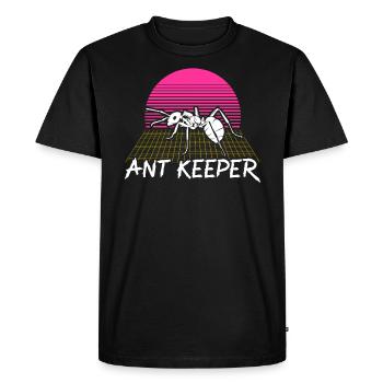 Ant Keeper Ant Whisperer Ant Lover Insect - Men's Premium Organic T-Shirt - black - Front - Nico (187cm)