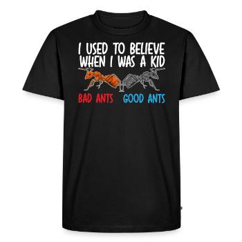 Fourmi Whisperer Amoureux des fourmis Insectes Journée mondiale des fourmis - T-shirt Premium bio Homme - noir - Devant - Nico (187cm)