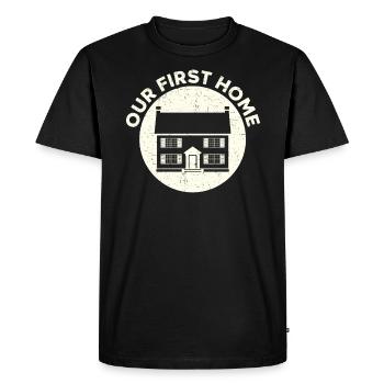 Our First Home Homeowner Keys Housewarming Party - Men's Premium Organic T-Shirt - black - Front - Nico (187cm)