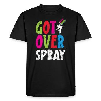 Got Over Spray Car Detailing Auto Body Painter - T-shirt Premium bio Homme - noir - Devant - Nico (187cm)