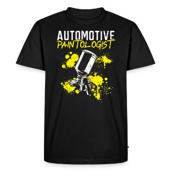 Peintre automobile Peintre de carrosserie automobile - T-shirt Premium bio Homme - noir - Devant - Nico (187cm)