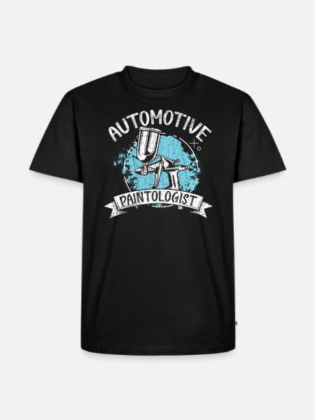 Automobillackierer Auto Auto Karosserielackierer - Männer Premium Bio T-Shirt - Schwarz